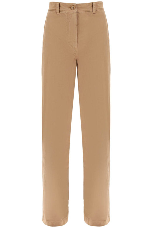 'branley' Straight Leg Pants  - Beige