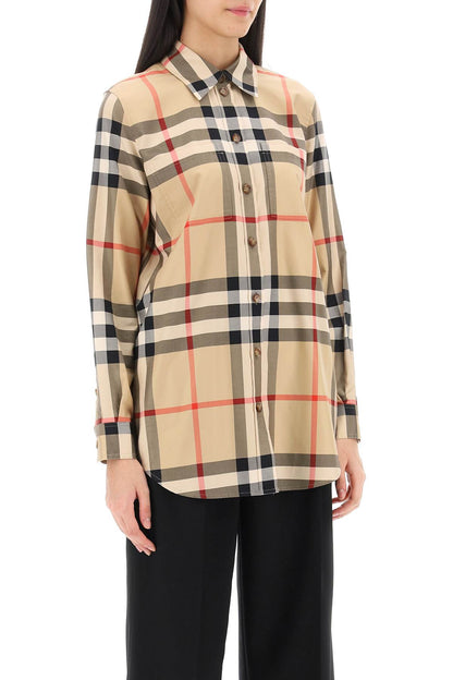 Paola Check Shirt  - Beige