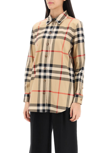 Paola Check Shirt  - Beige