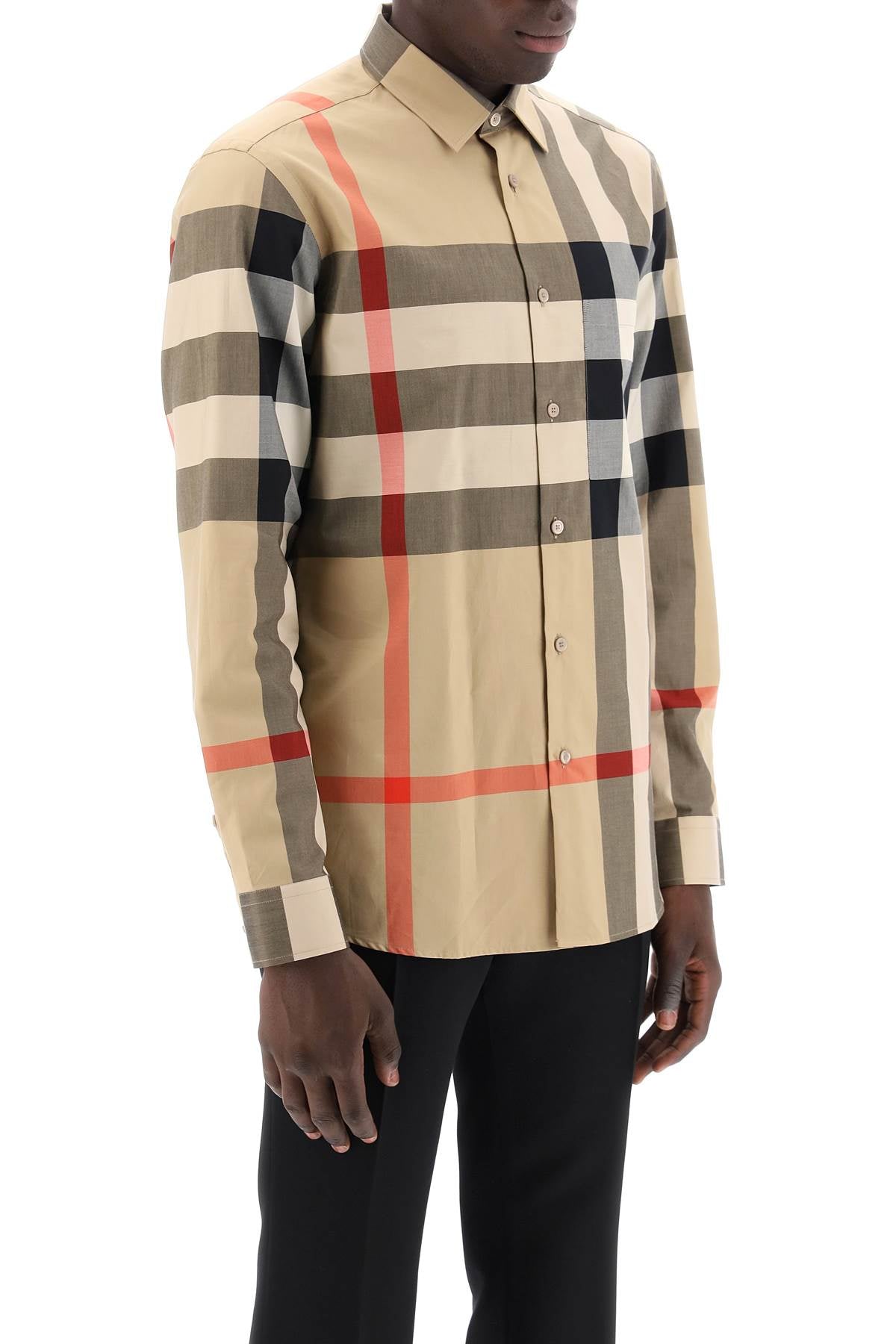 Long Sleeve Summerton Shirt  - Beige