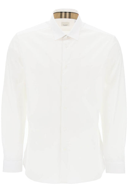 Sherfield Shirt In Stretch Cotton  - White