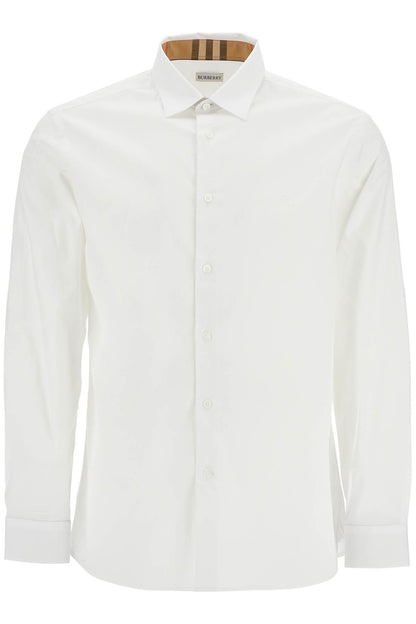 Sherfield Shirt In Stretch Cotton  - White