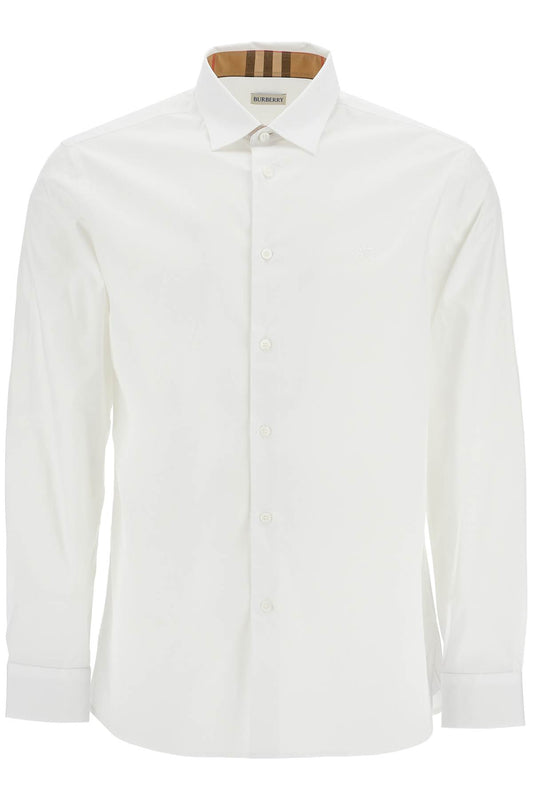 Sherfield Shirt In Stretch Cotton  - White