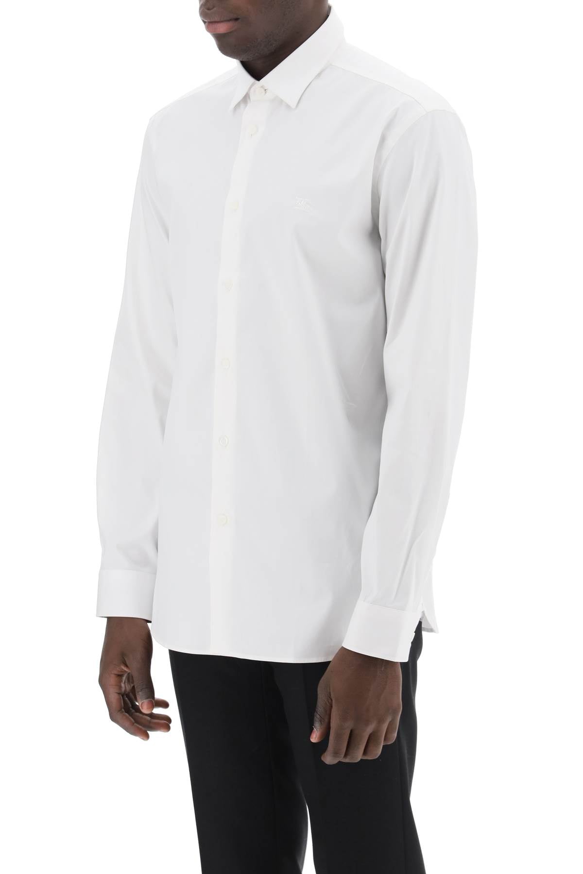 Sherfield Shirt In Stretch Cotton  - White