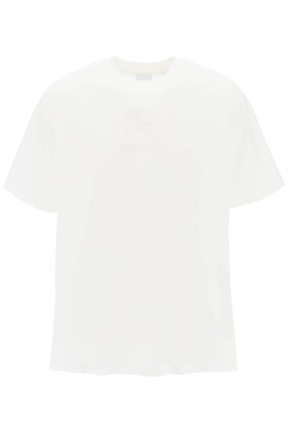 Tempah T-shirt With Embroidered Ekd  - White