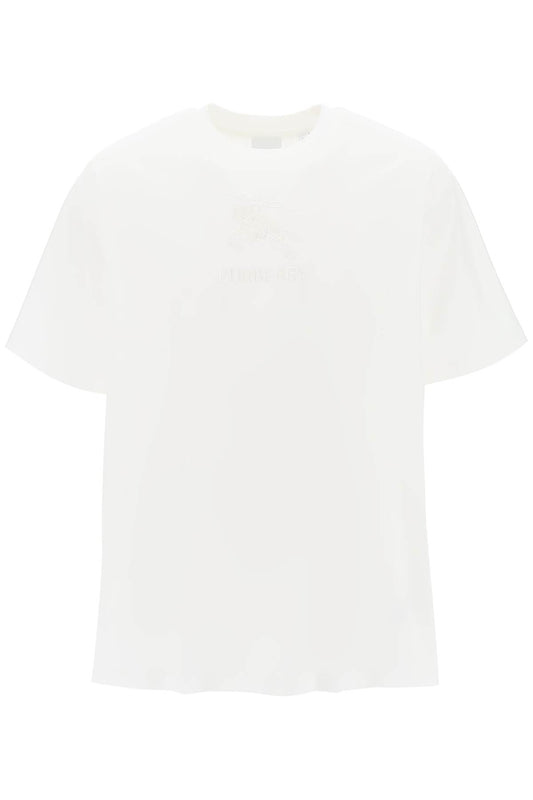 Tempah T-shirt With Embroidered Ekd  - White