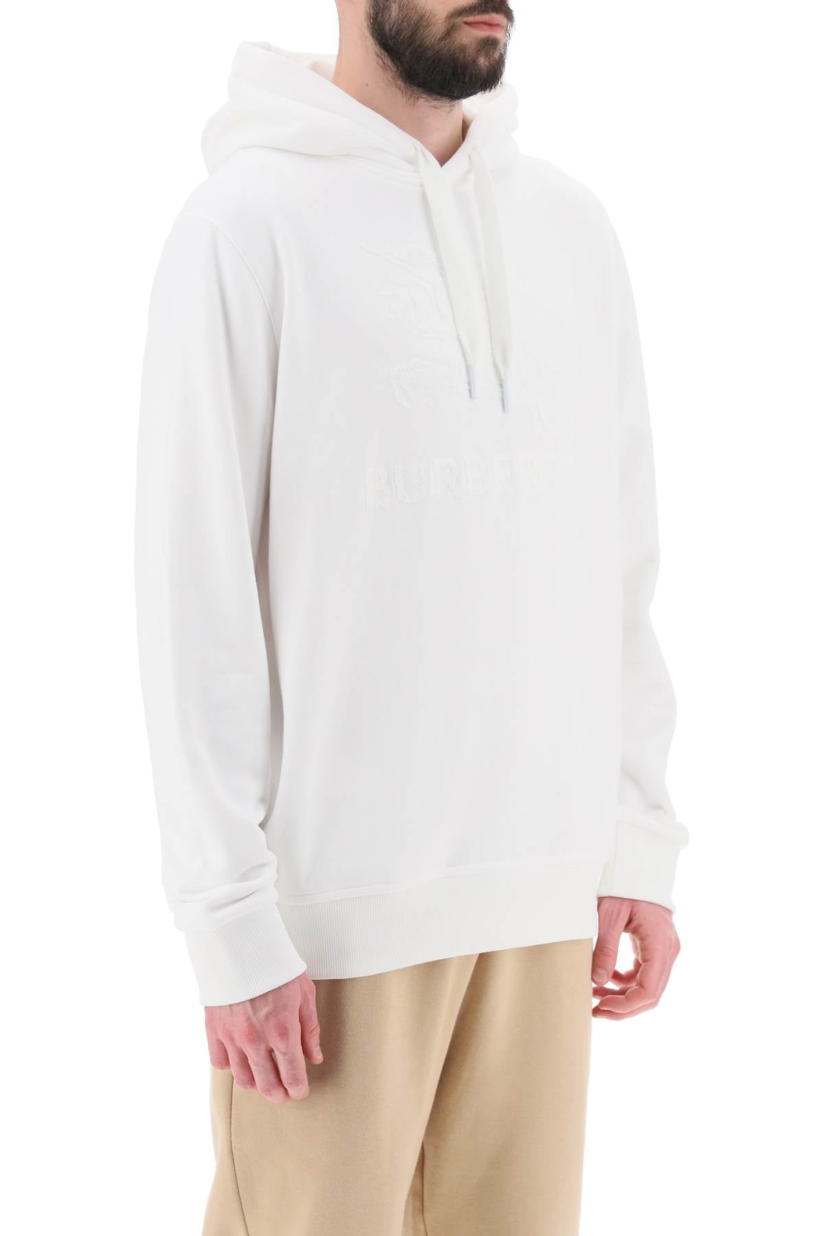 'raynerbridge' Hoodie With Ekd Logo In Terry Cloth  - White