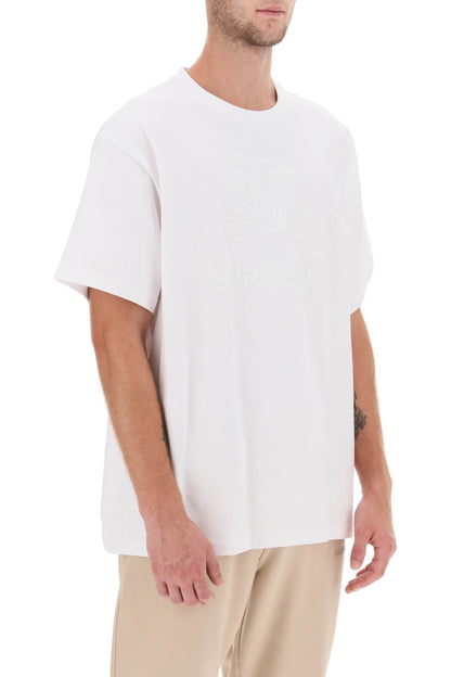 Ekd Embroidery 'raynerton' Oversized T-shirt  - White