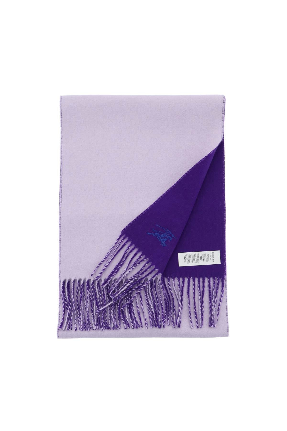 Reversible Cashmere Scarf  - Purple