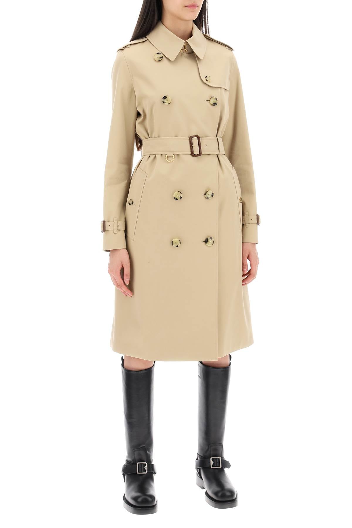 Mid-length Kensington Heritage Trench Coat  - Beige