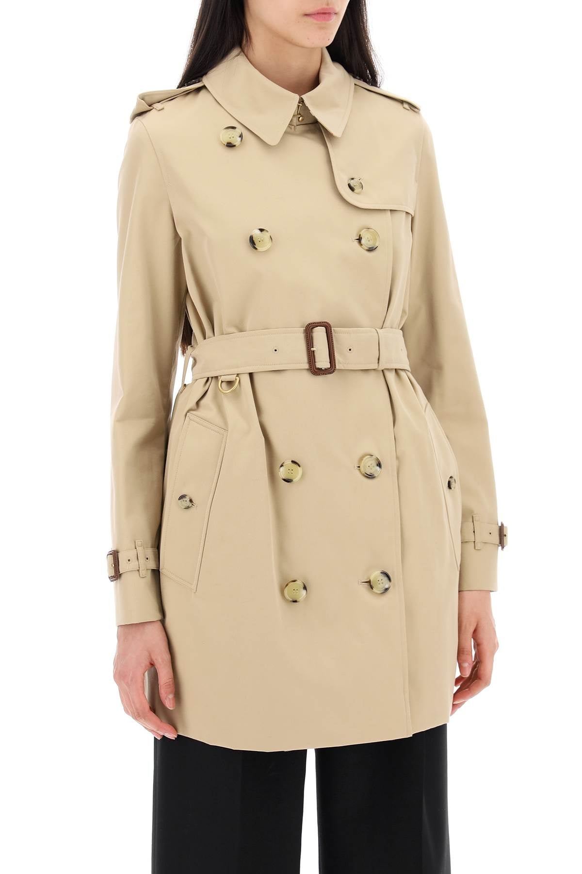 Short Kensington Heritage Trench Coat  - Beige