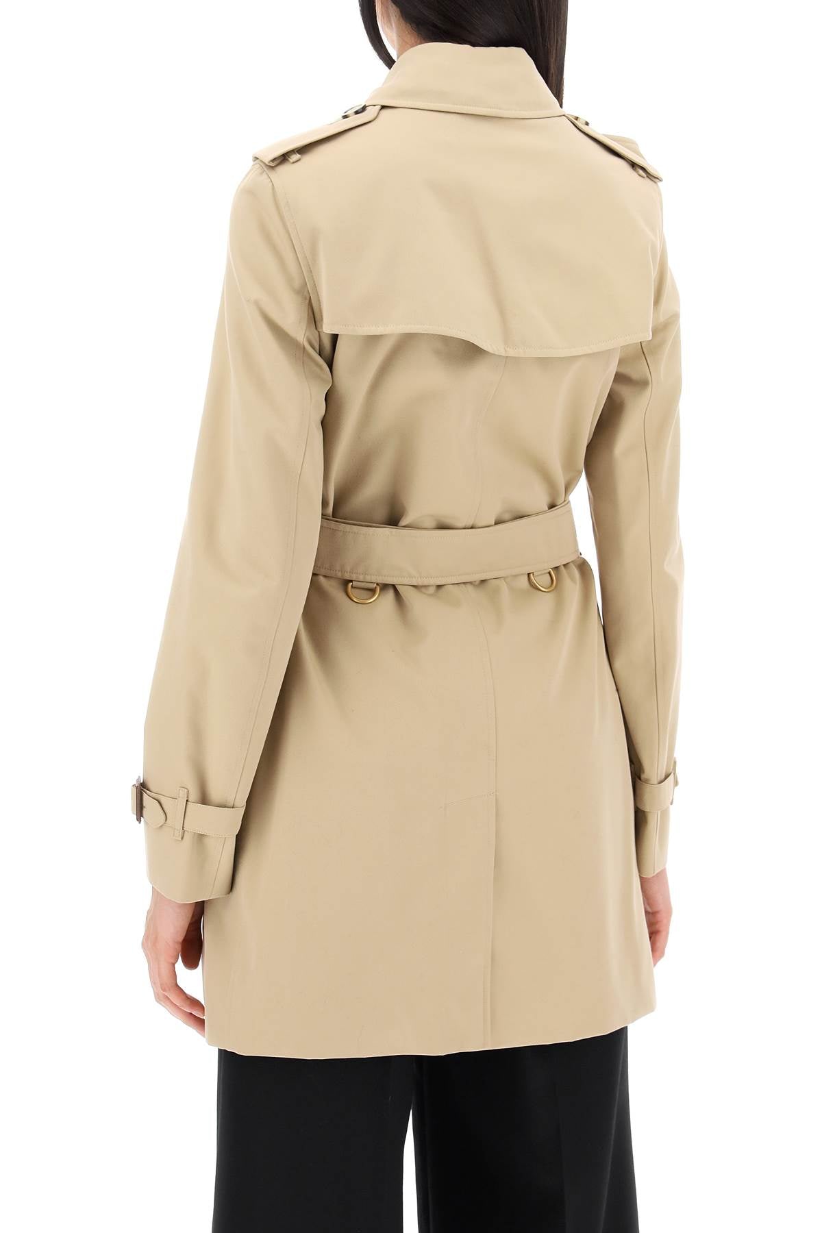 Short Kensington Heritage Trench Coat  - Beige