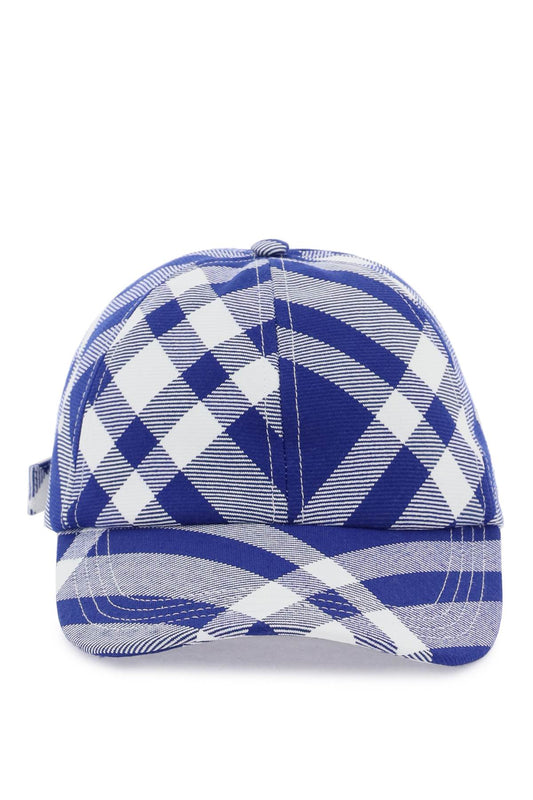 Tartan Baseball Cap  - Blue