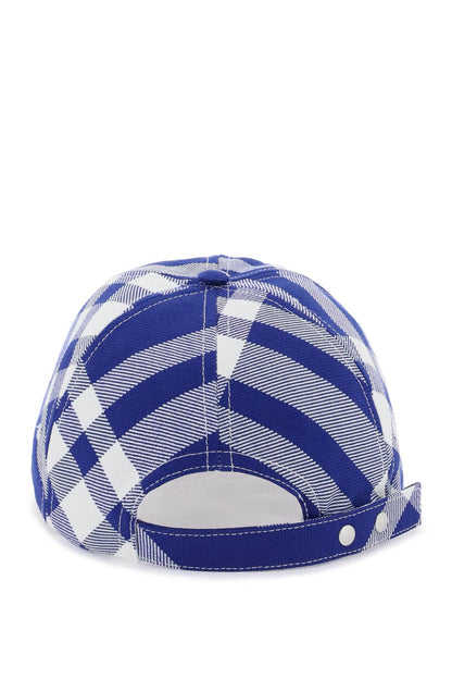 Tartan Baseball Cap  - Blue