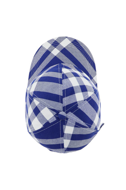 Tartan Baseball Cap  - Blue