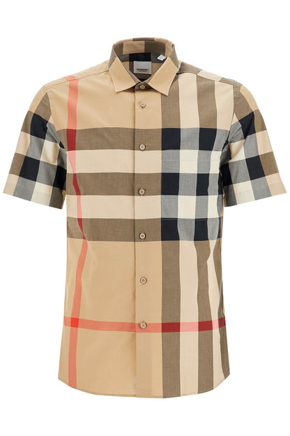 Short Sleeve Summerton Shirt  - Beige