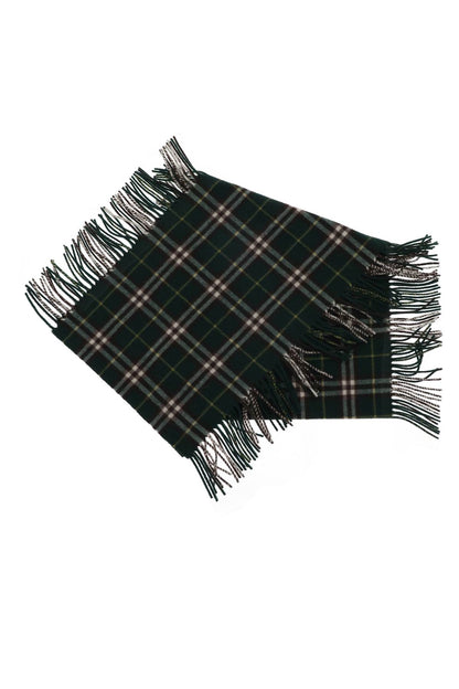 Check Cashmere Scarf  - Brown