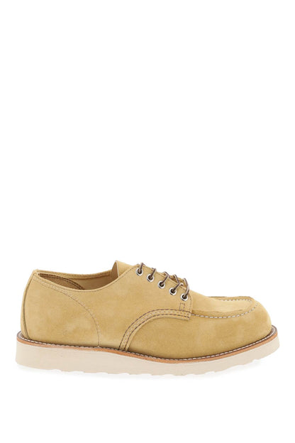 Laced Moc Toe Oxford  - Beige