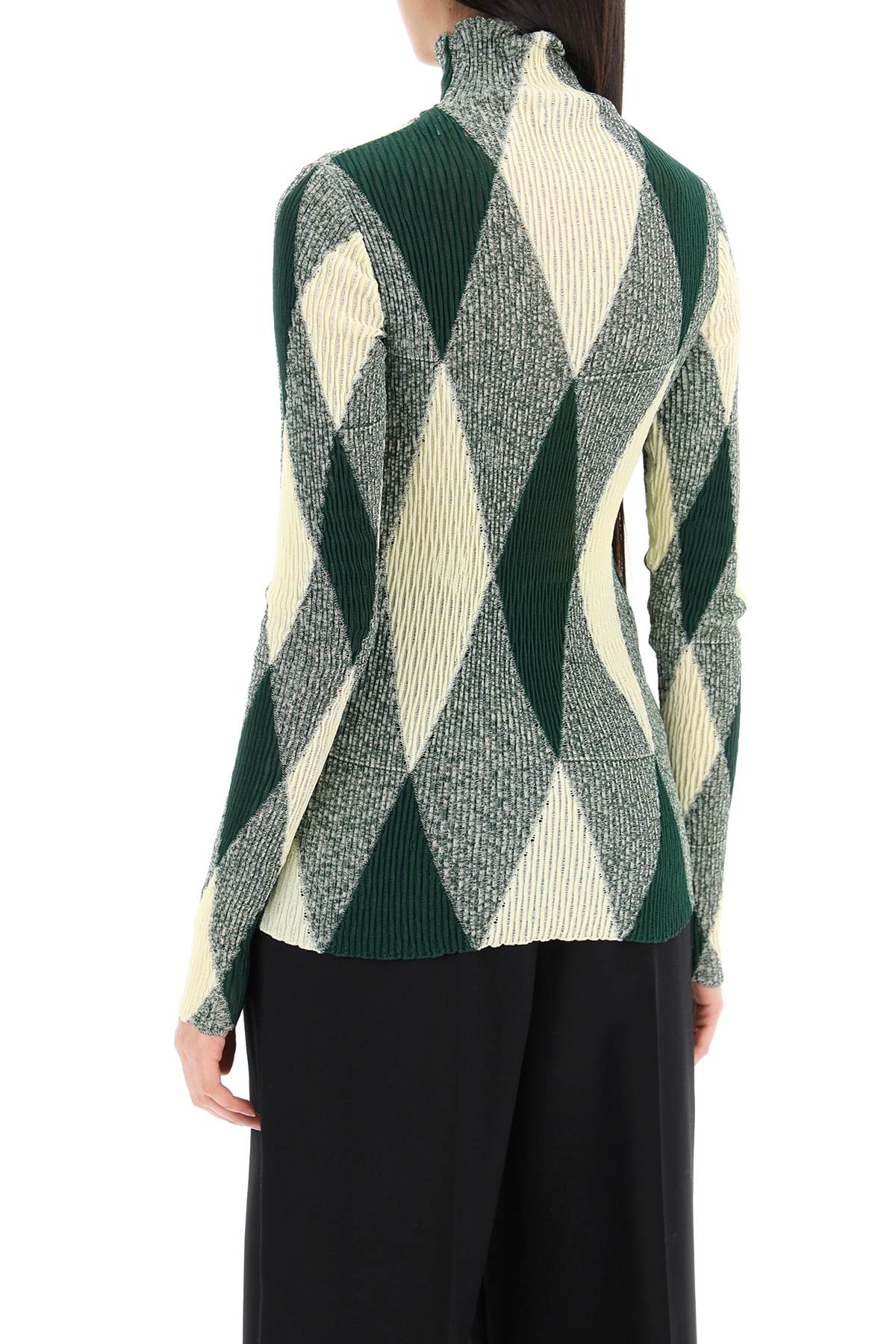 "striped Cotton And Silk Dolcev  - Green