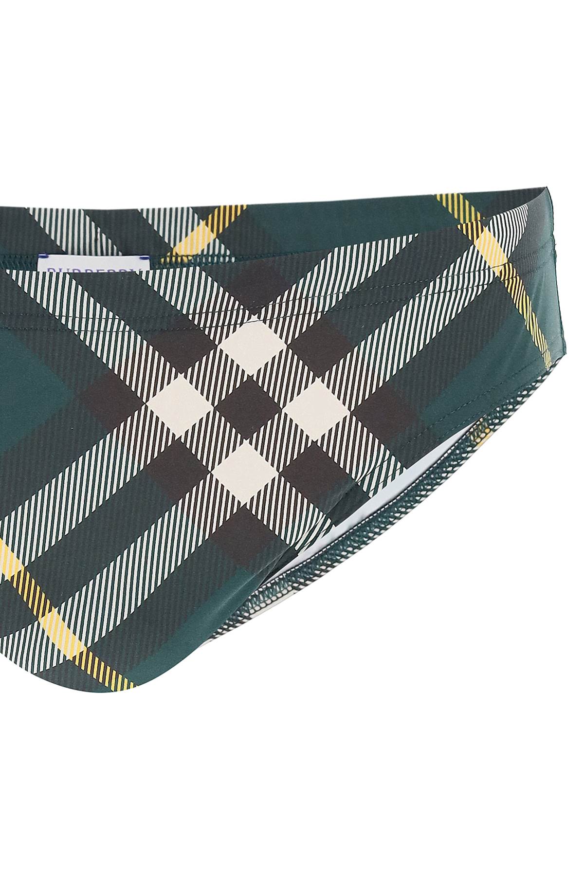 Ered\n\ncheckered Beach Swim  - Green