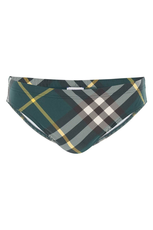 Ered\n\ncheckered Beach Swim  - Green