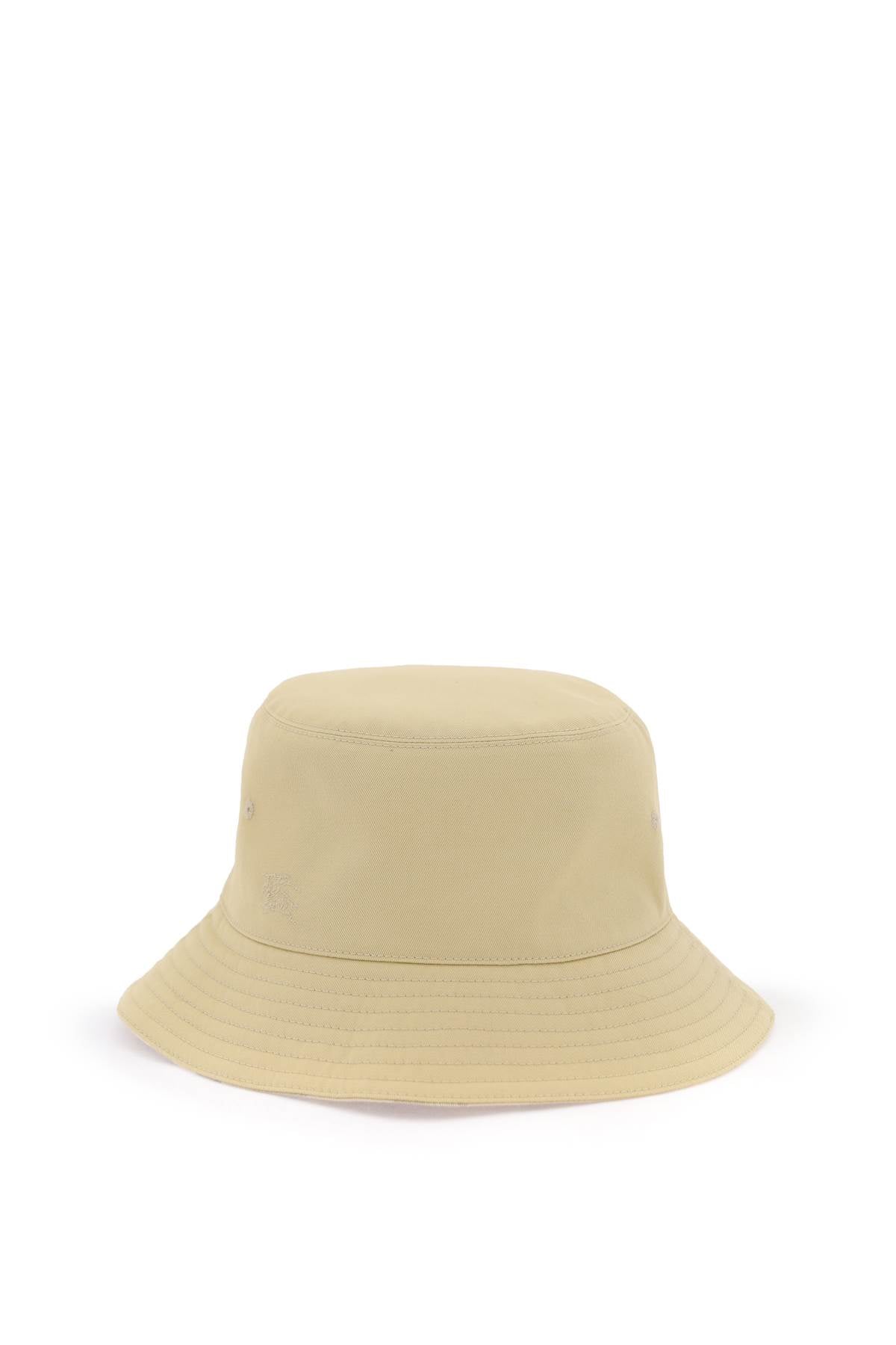 Cotton-blend Reversible Bucket Hat  - Beige