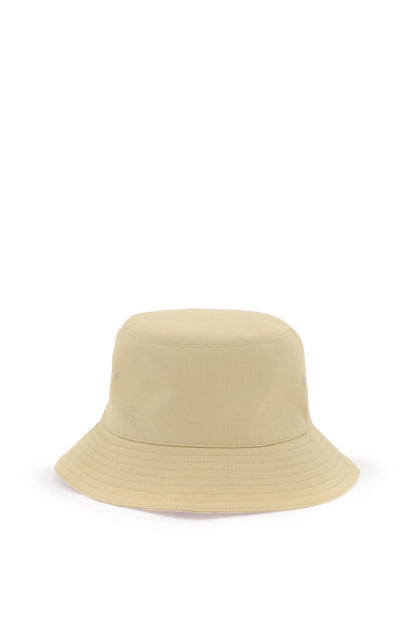 Cotton-blend Reversible Bucket Hat  - Beige