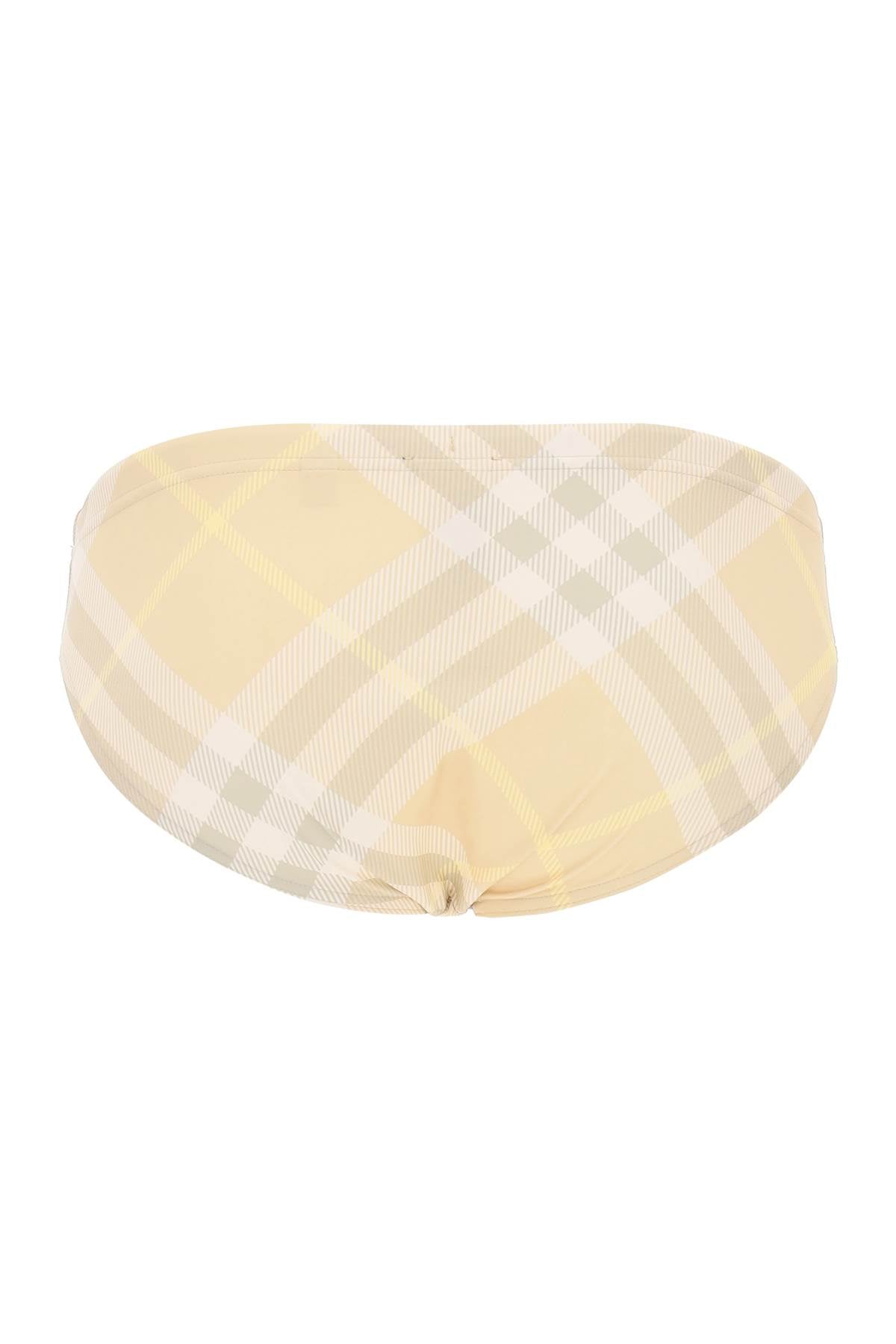 Ered  Checkered Beach Swim  - Beige