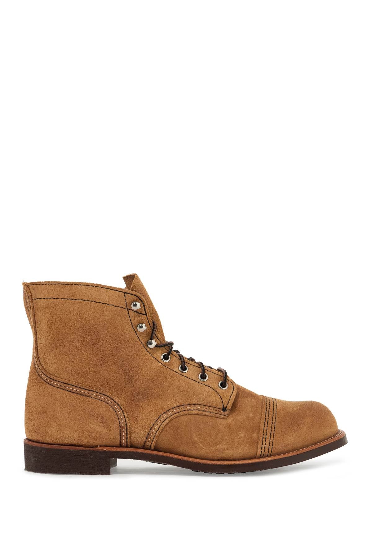 Suede Iron Ranger Ankle Boots  - Brown