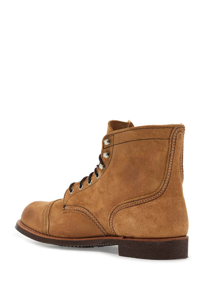 Suede Iron Ranger Ankle Boots  - Brown