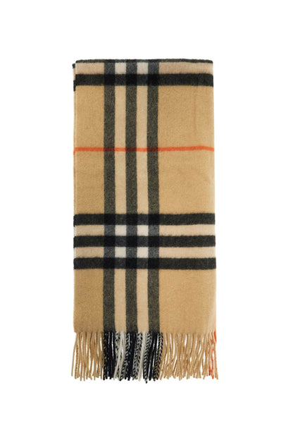 Ered Cashmere Wide Scarf  - Beige