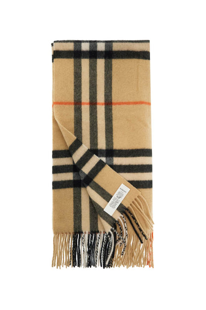 Ered Cashmere Wide Scarf  - Beige