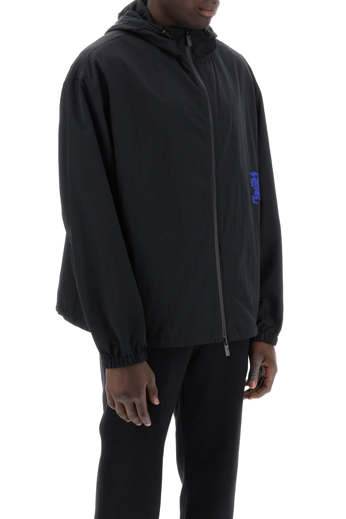 Lightweight Nylon Jacket By Ekd  - Black