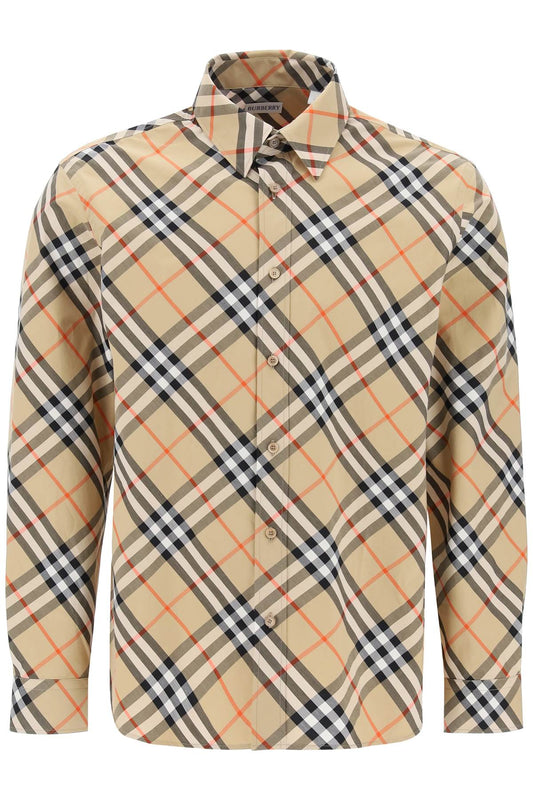 Ered Cotton Long-sleeved Shirt  - Beige