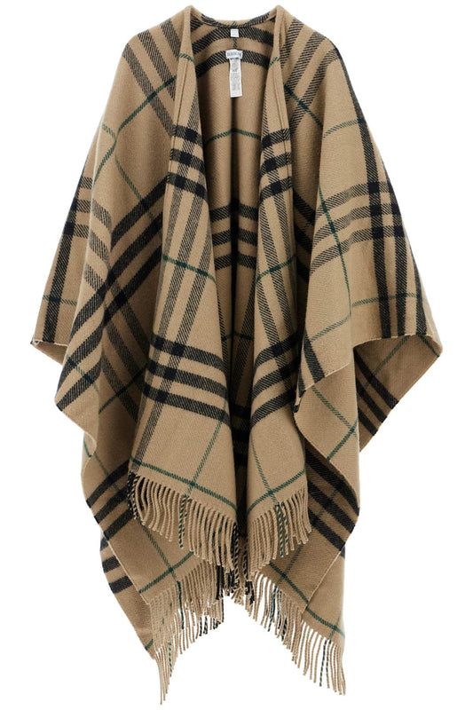 Ered Cape In Wool And Cashmere By Cate  - Beige