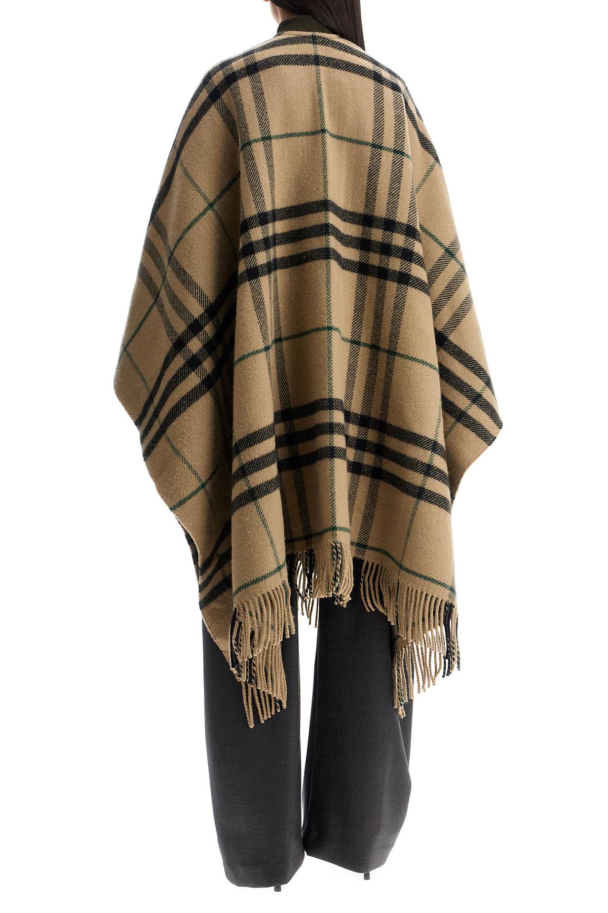 Ered Cape In Wool And Cashmere By Cate  - Beige