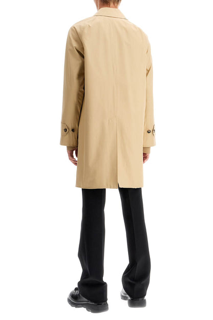 Reversible Gabardine Car Coat  - Beige