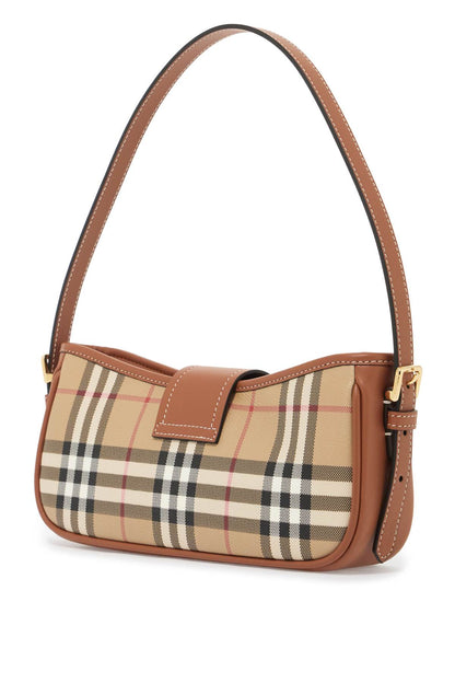 Ered\n\ncheckered Shoulder Bag  - Beige