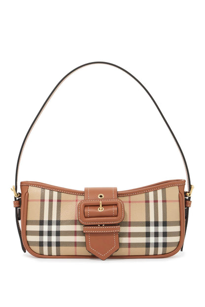 Ered\n\ncheckered Shoulder Bag  - Beige