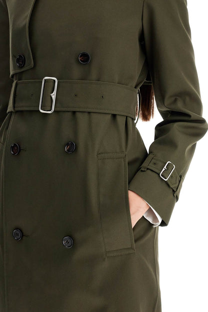 Double-breasted Trench Coat With  - Khaki