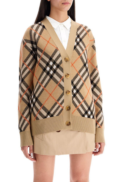 Oversized Checkered  - Beige