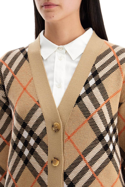 Oversized Checkered  - Beige