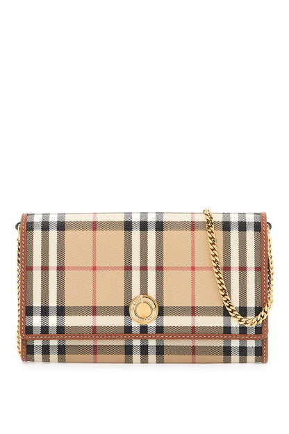 Ered\n\ncheckered Mini Crossbody Bag  - Beige