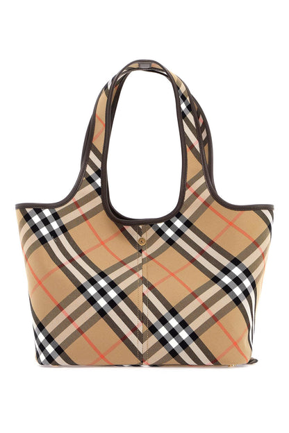 Ered\n\nsmall Checkered Tote Bag  - Beige