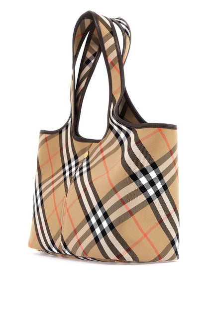 Ered\n\nsmall Checkered Tote Bag  - Beige