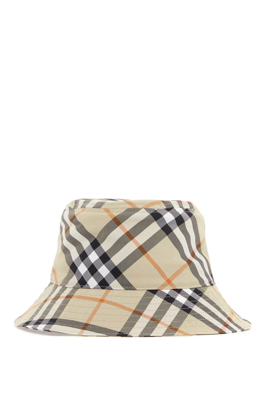 Ered\n\ncheckered Bucket Hat  - Beige