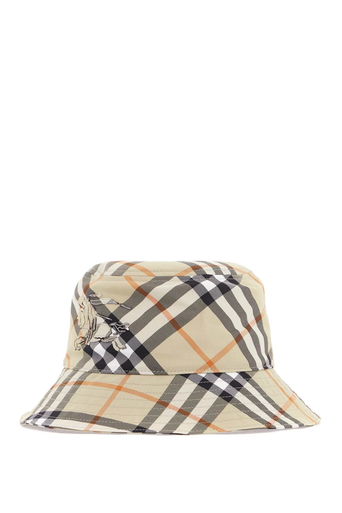 Ered\n\ncheckered Bucket Hat  - Beige