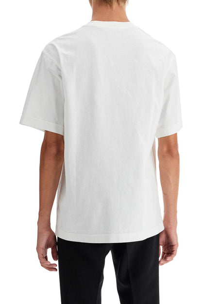 "ekd Embroidered T-shirt  - White