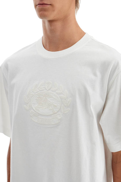 "ekd Embroidered T-shirt  - White