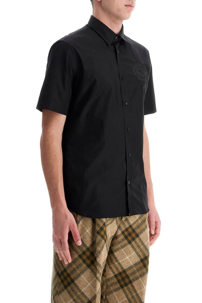 Short-sleeved Shirt With Ekd  - Black